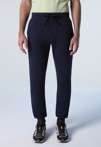 North Sails Regular Broek in Blauw: voorkant