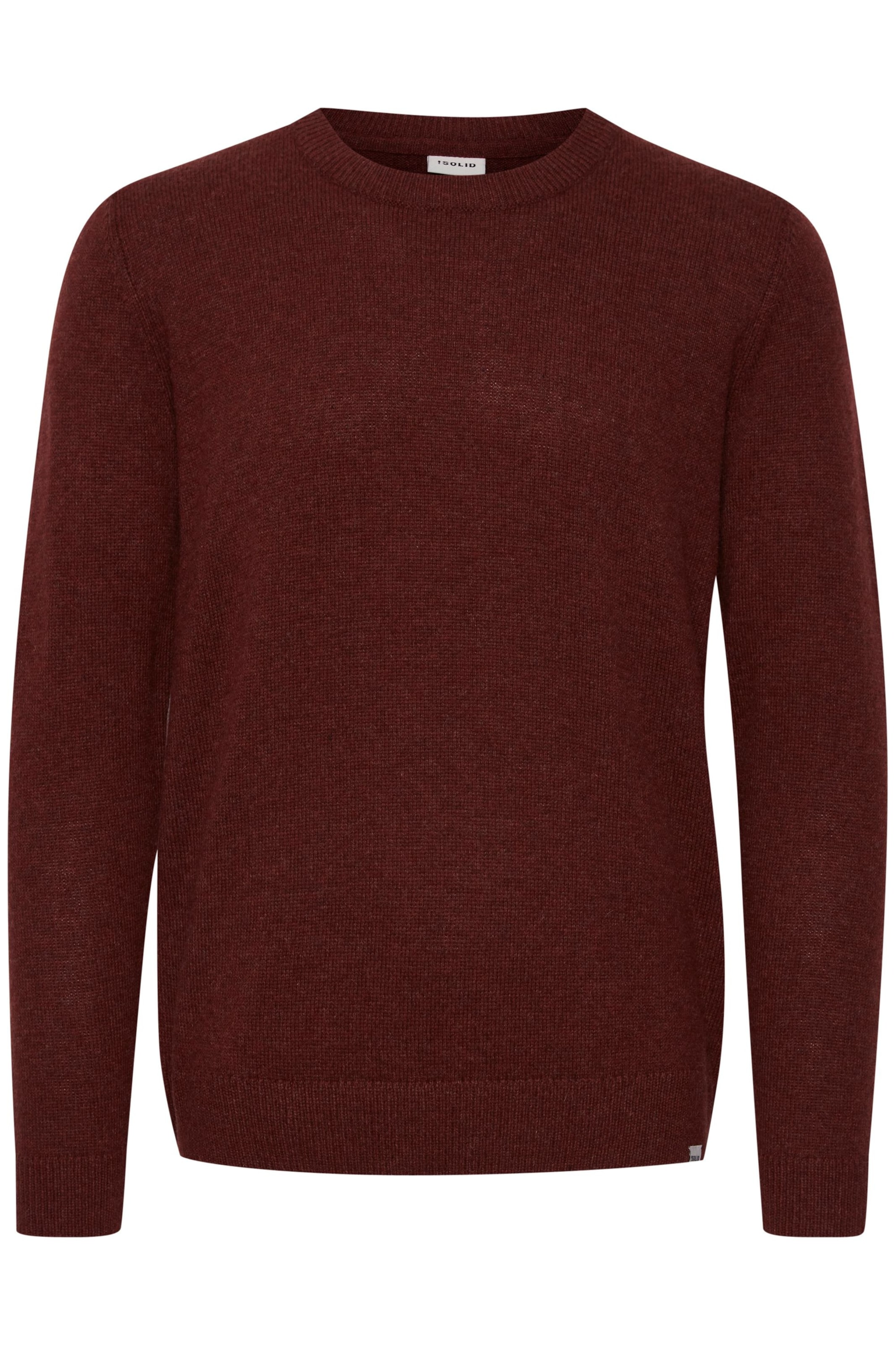 !Solid Pullover in Rot: Vorderseite