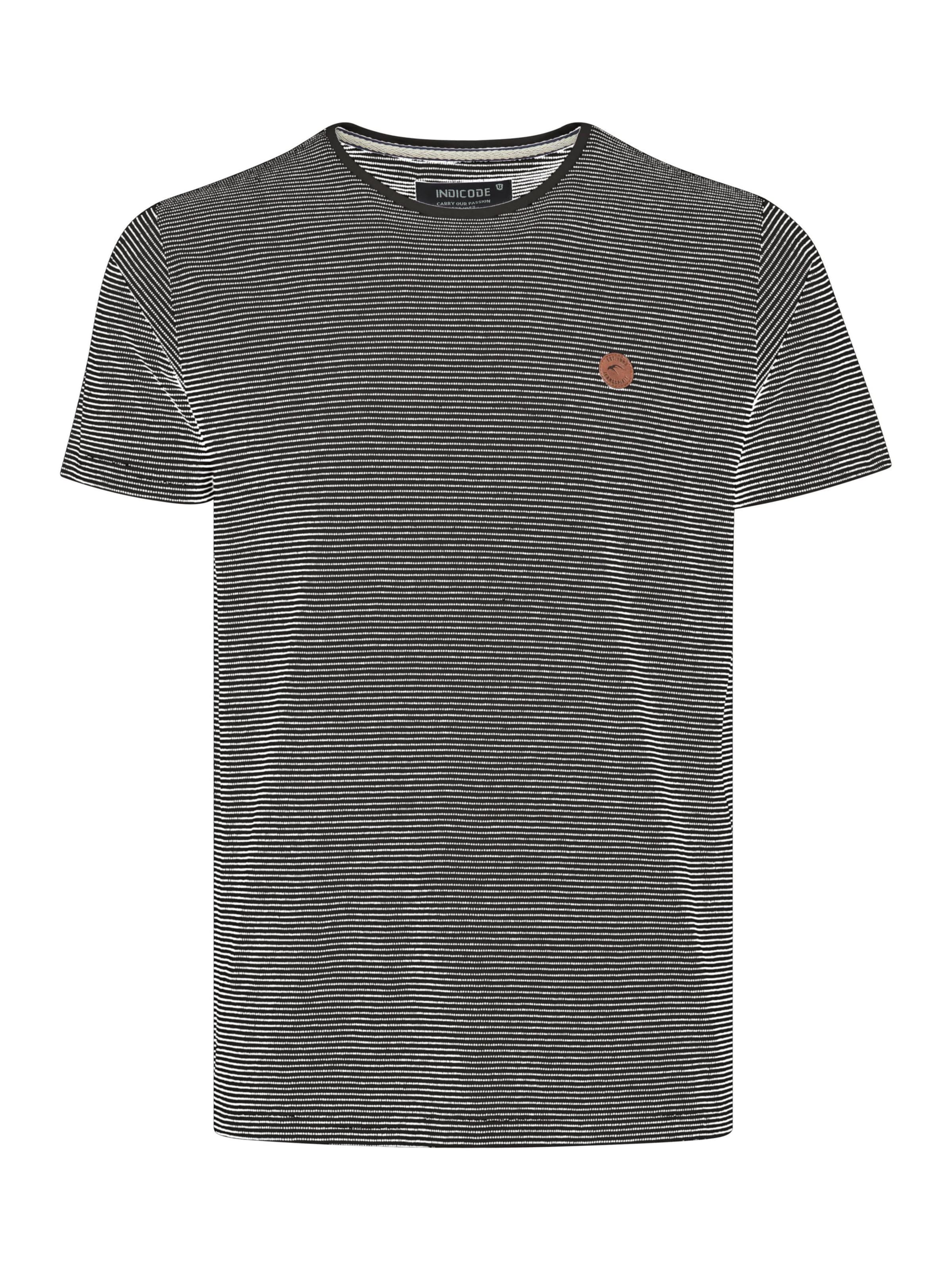 INDICODE JEANS - Camisa 'Lupko' em preto: frente