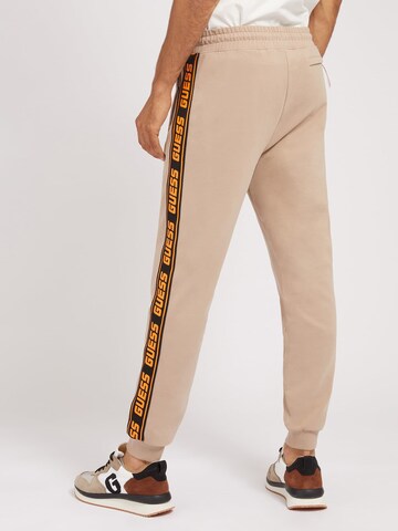 GUESS Tapered Pants in Brown