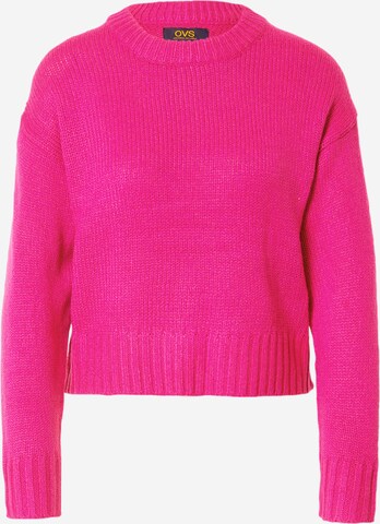 Pull-over OVS en rose : devant