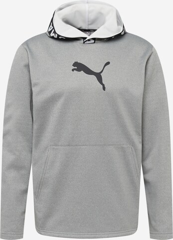 PUMA Athletic Sweatshirt in Grey: front