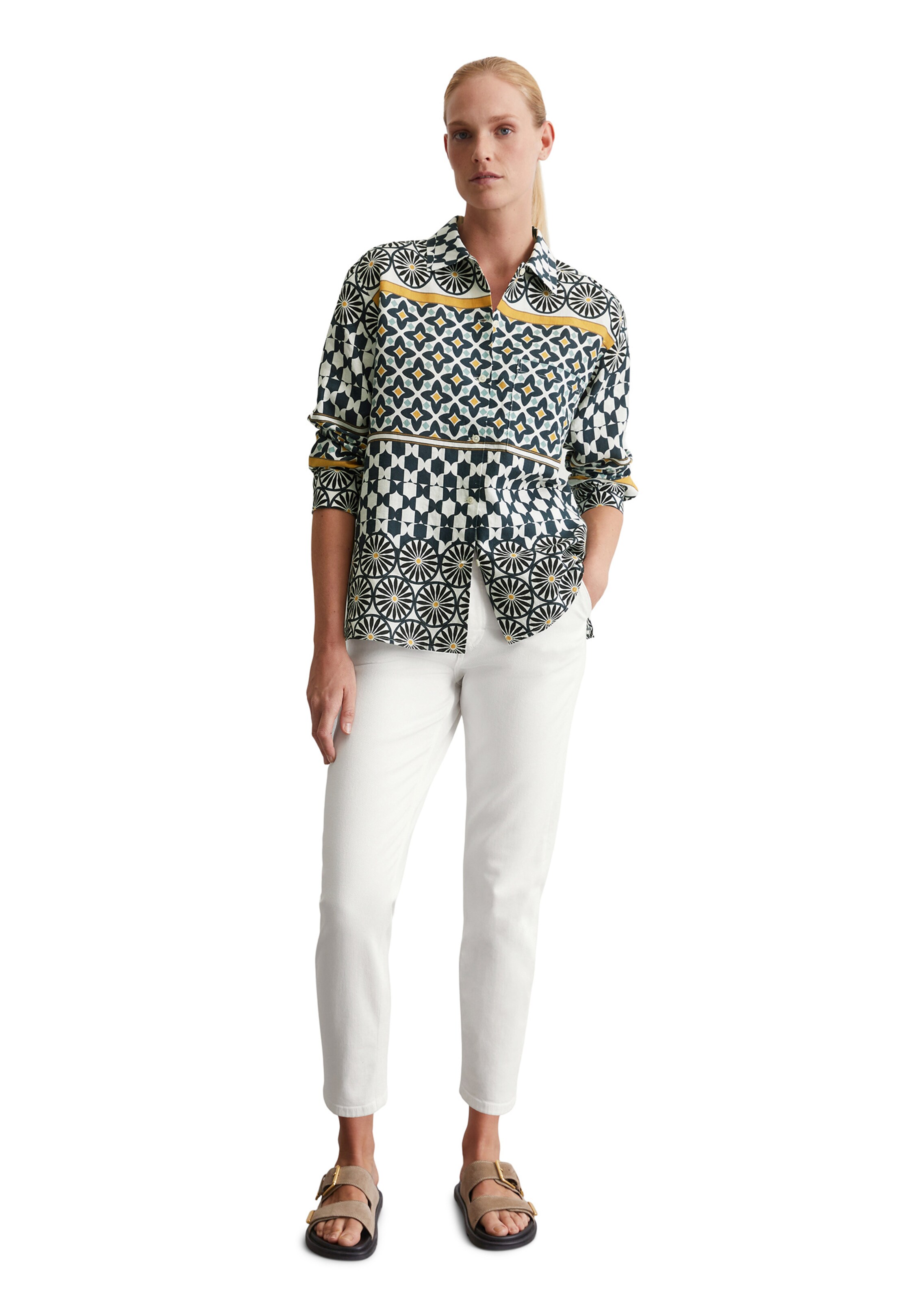 Marc O'Polo Bluse in Grün