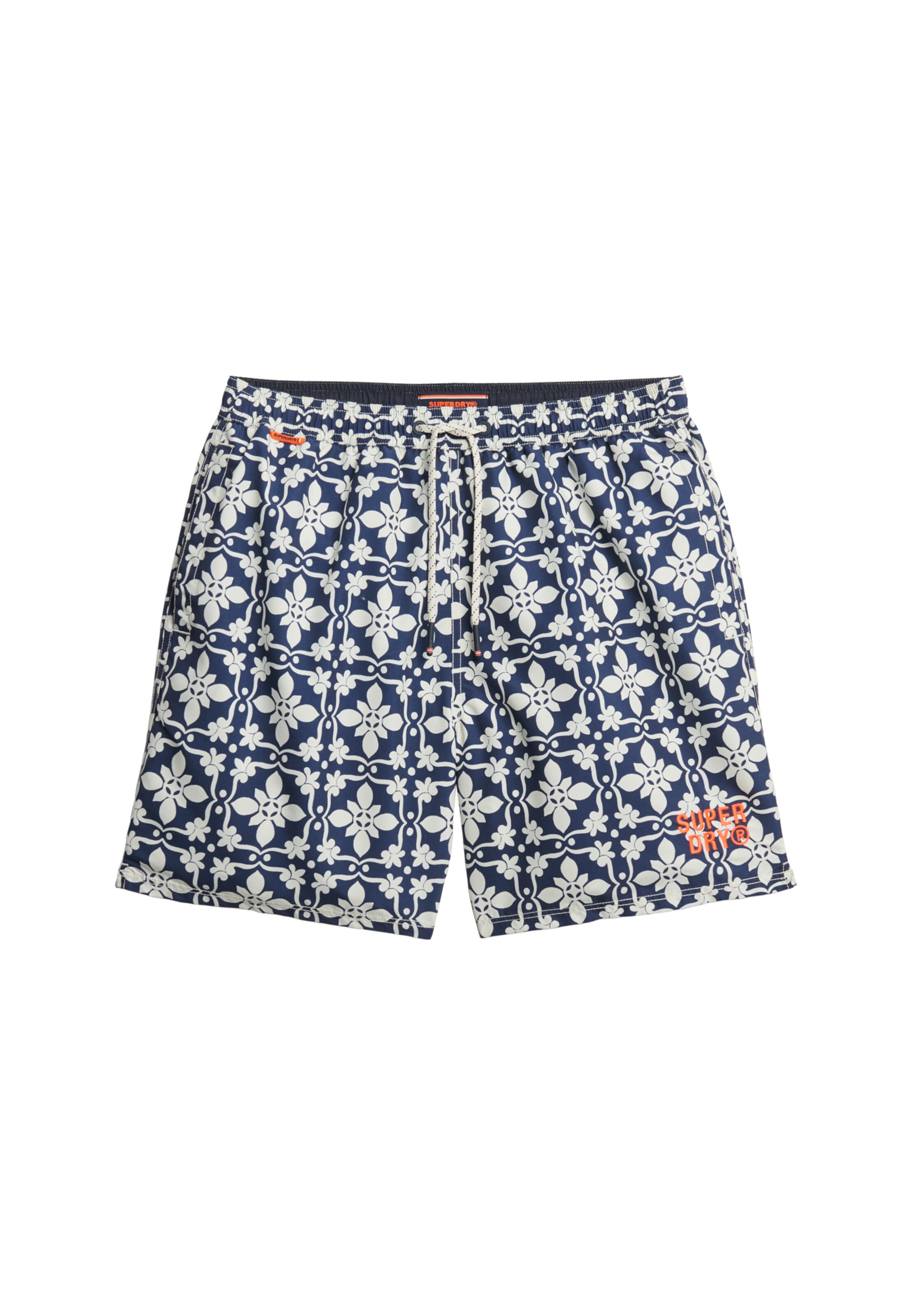 Shorts de bain Superdry en bleu : devant