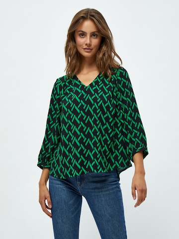 Peppercorn Bluse 'Lou' in Grün: Vorderseite