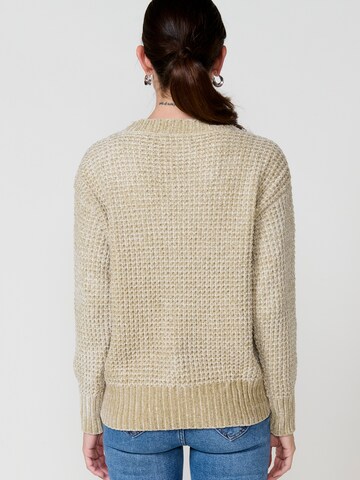 KOROSHI - Jersey en beige