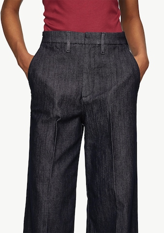 s.Oliver BLACK LABEL Wide leg Jeans 'Suri' in Blauw