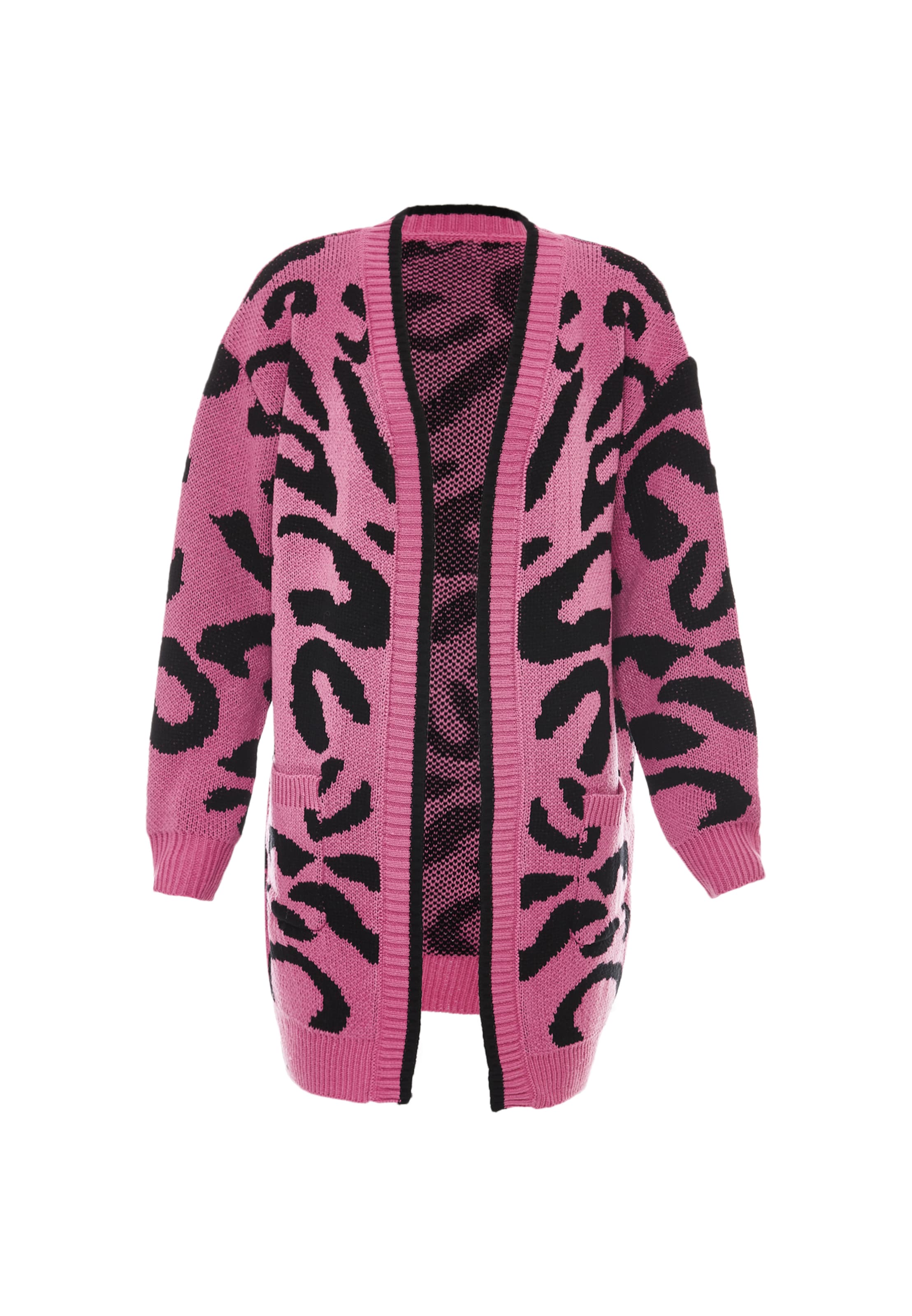 ebeeza - Casaco de malha em rosa: frente