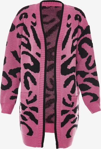 ebeeza - Casaco de malha em rosa: frente