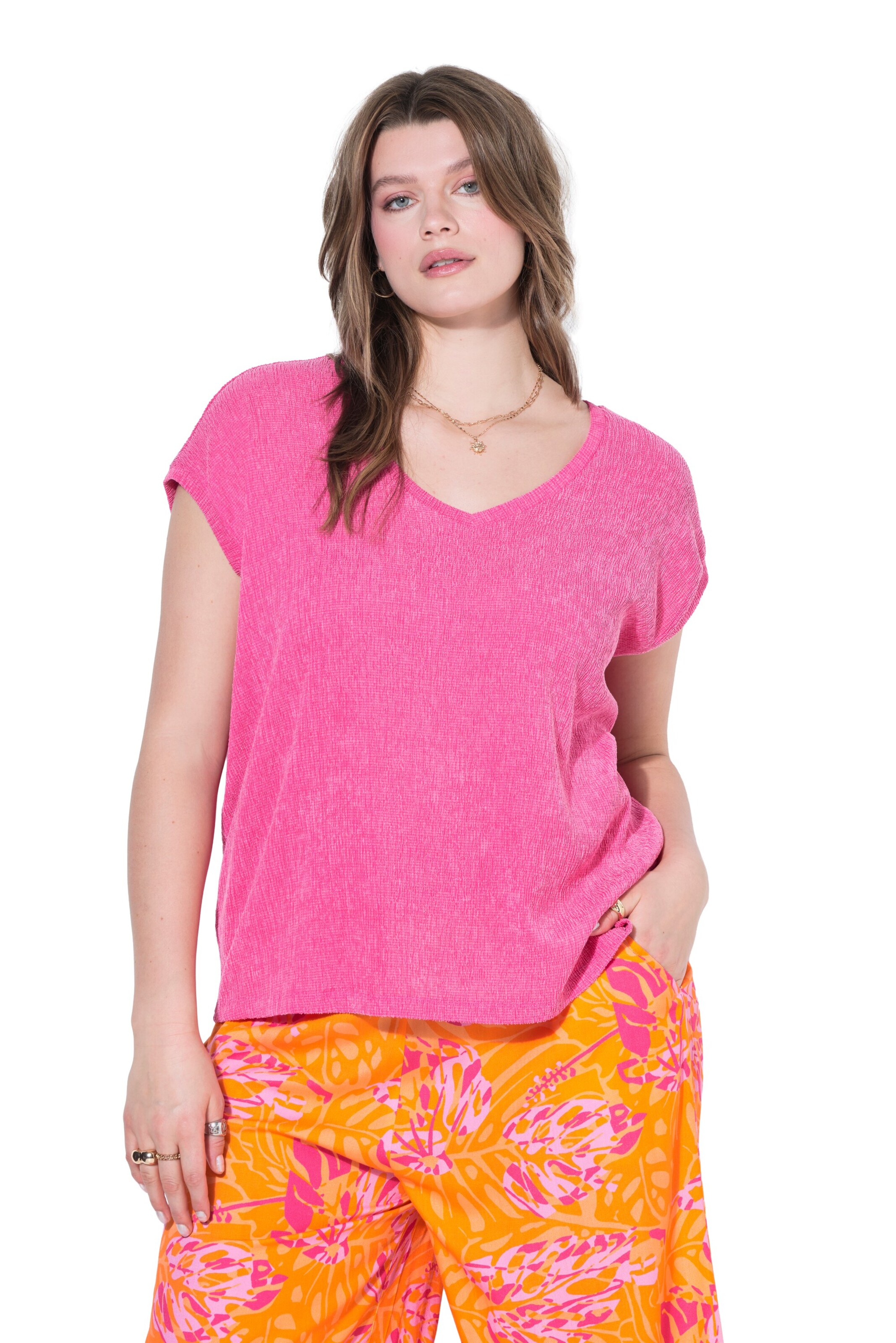 Studio Untold Shirt in Roze: voorkant