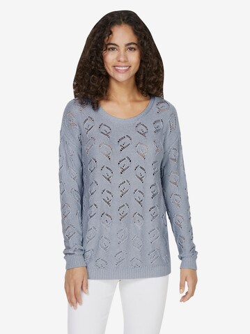 Linea Tesini by heine Sweater in Blue: front