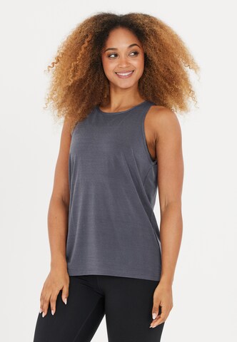 Athlecia Top  'Mota' in Grau: Vorderseite