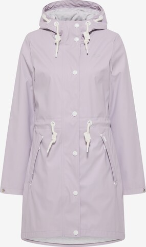 ICEBOUND Raincoat in Purple: front