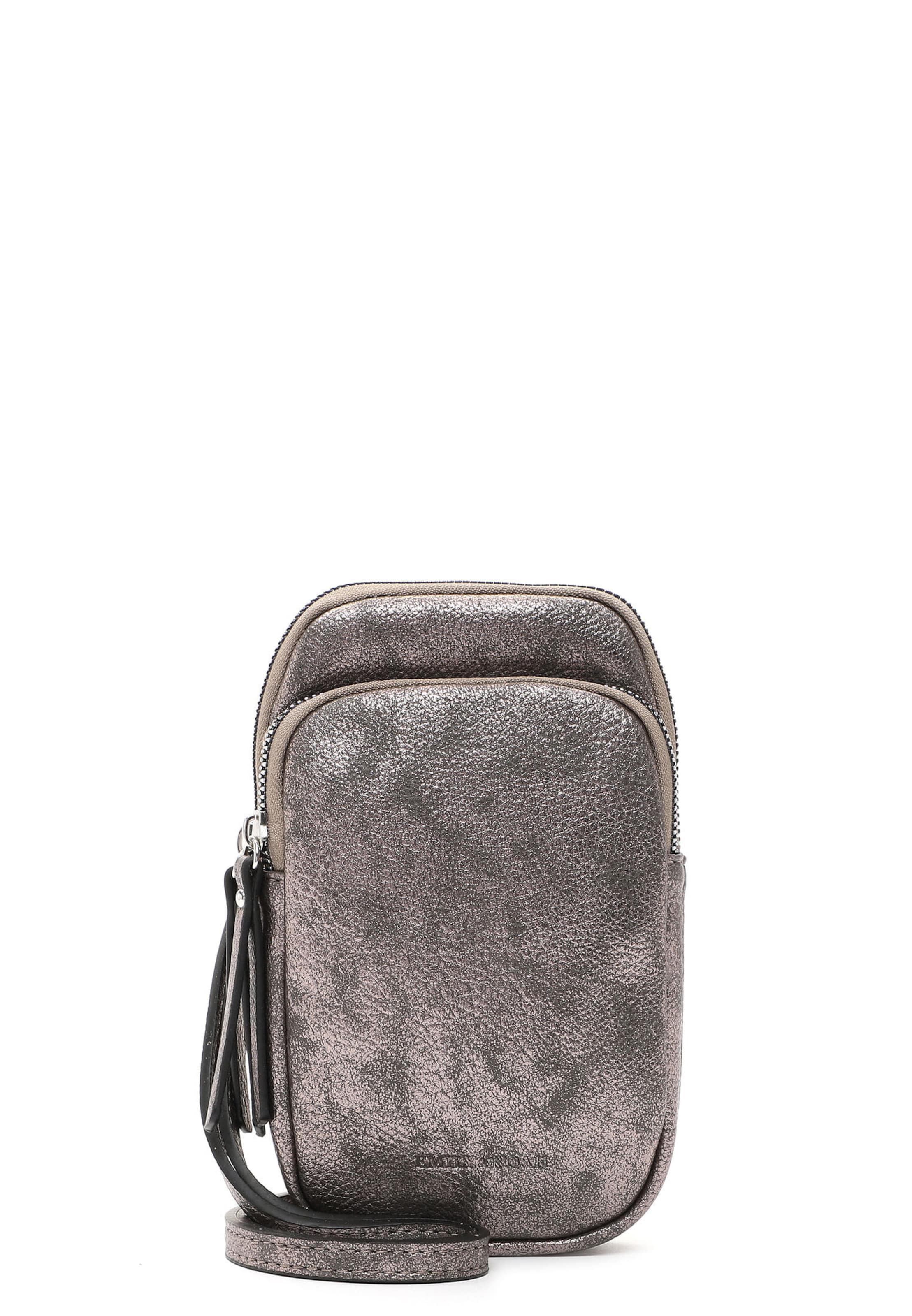 Emily & Noah Skuldertaske 'Emma' i grå: forside