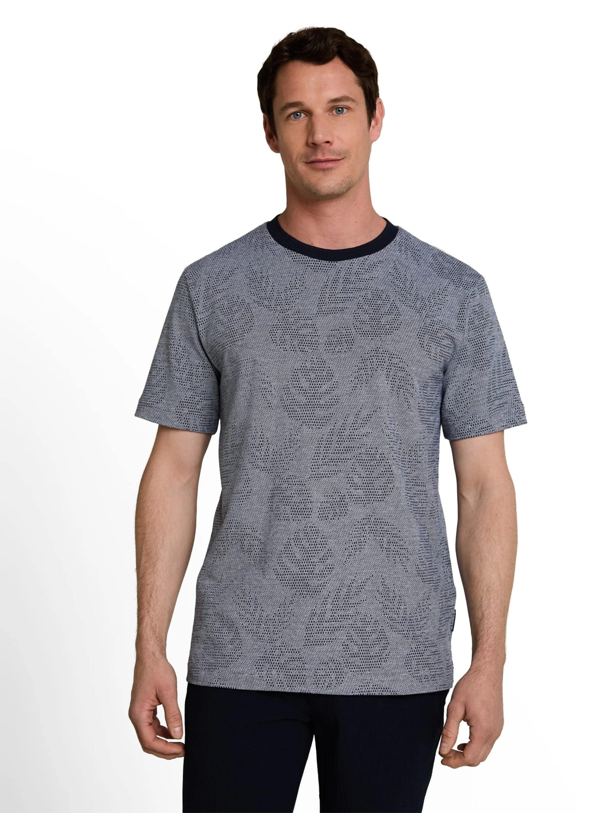 TOM TAILOR Shirt in Blauw: voorkant