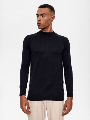 Antioch Pullover i blå: forside