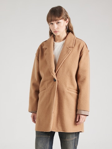 Manteau mi-saison Sublevel en beige : devant