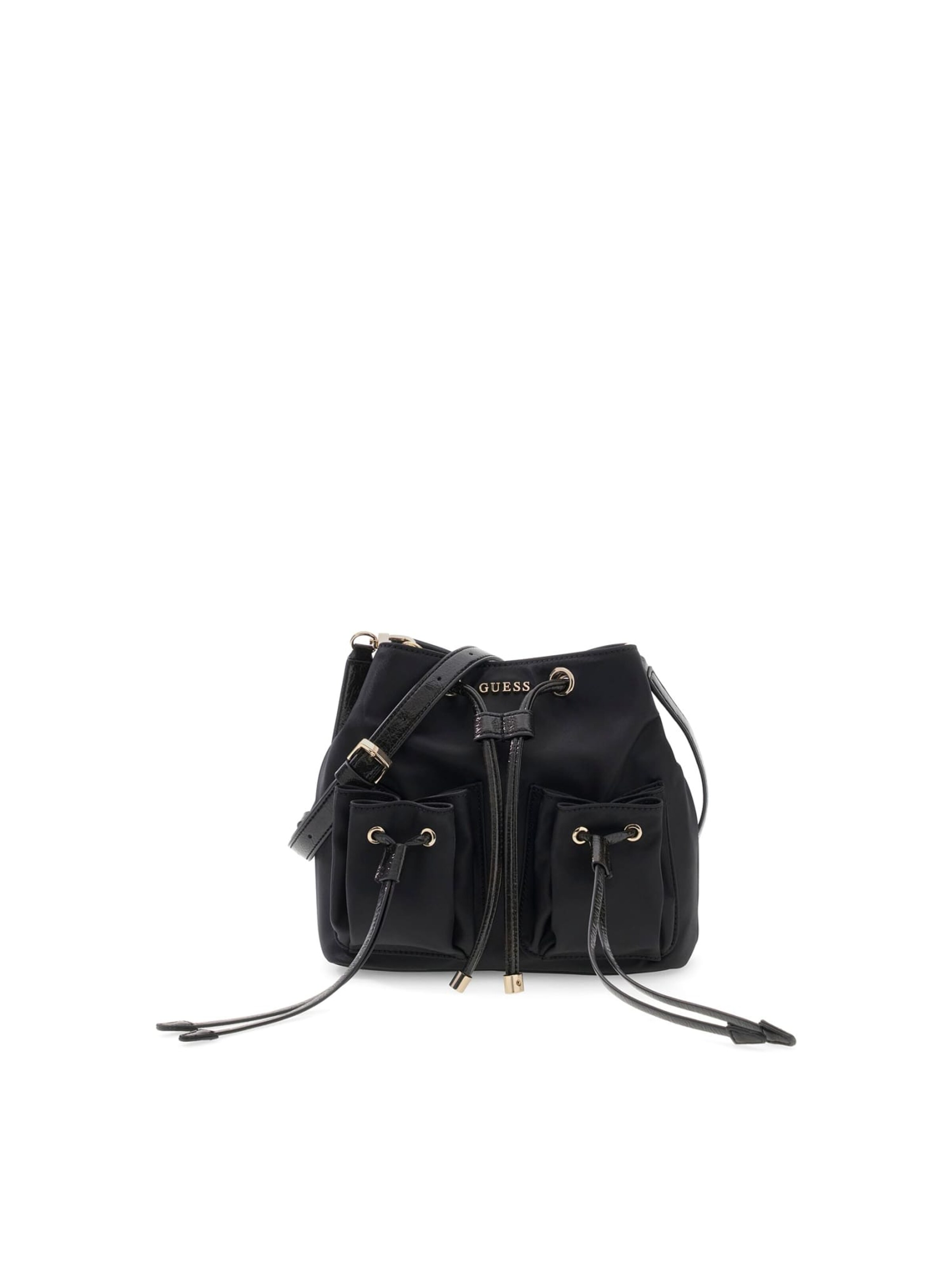 GUESS Beuteltasche 'Theodora' in Schwarz: Vorderseite