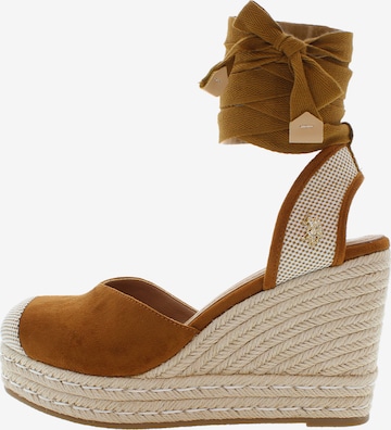 Sandalo 'STEFY001W/5HT2' di U.S. POLO ASSN. in marrone: frontale