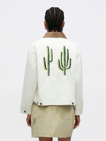 balts Volcom Sportiska jaka 'MICKEY MASON': no priekšpuses