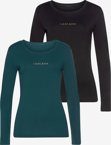 LASCANA Shirt in Green: front