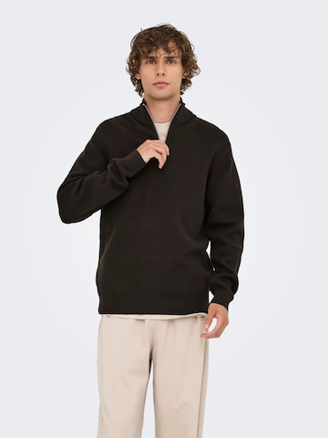 Pullover 'ONSPHIL' di Only & Sons in marrone: frontale