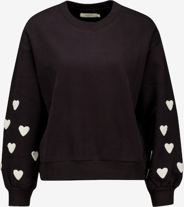 Deeluxe Sweatshirt in Zwart: voorkant