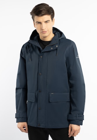 DreiMaster Klassik Between-Season Jacket in Blue: front