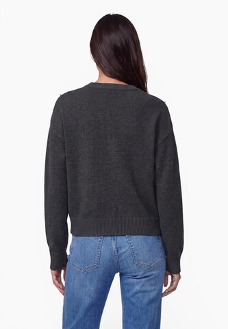 Street One Studio Pullover mit Rundhals und Perlendetails in Grau