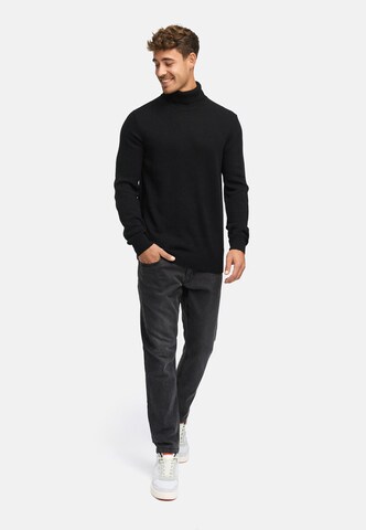 INDICODE JEANS Trui 'INMargous' in Zwart