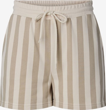 Pantaloni 'PCChilli' di PIECES in beige: frontale