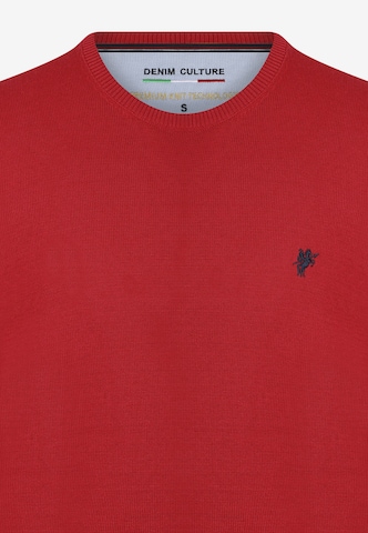 DENIM CULTURE - Jersey 'Leroy' en rojo