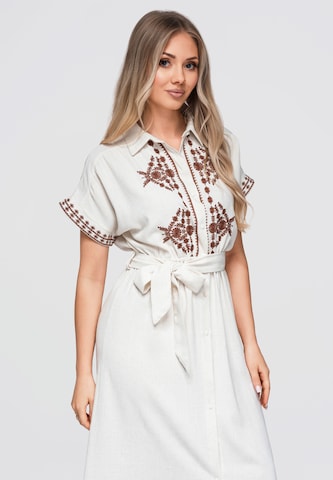 Robe Ombre en blanc