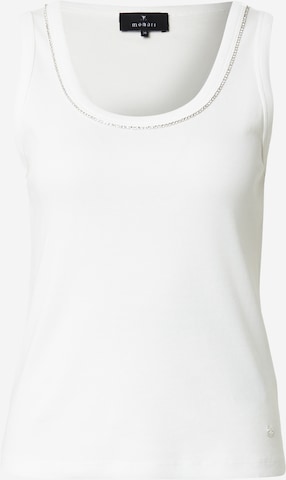 monari - Top em branco: frente