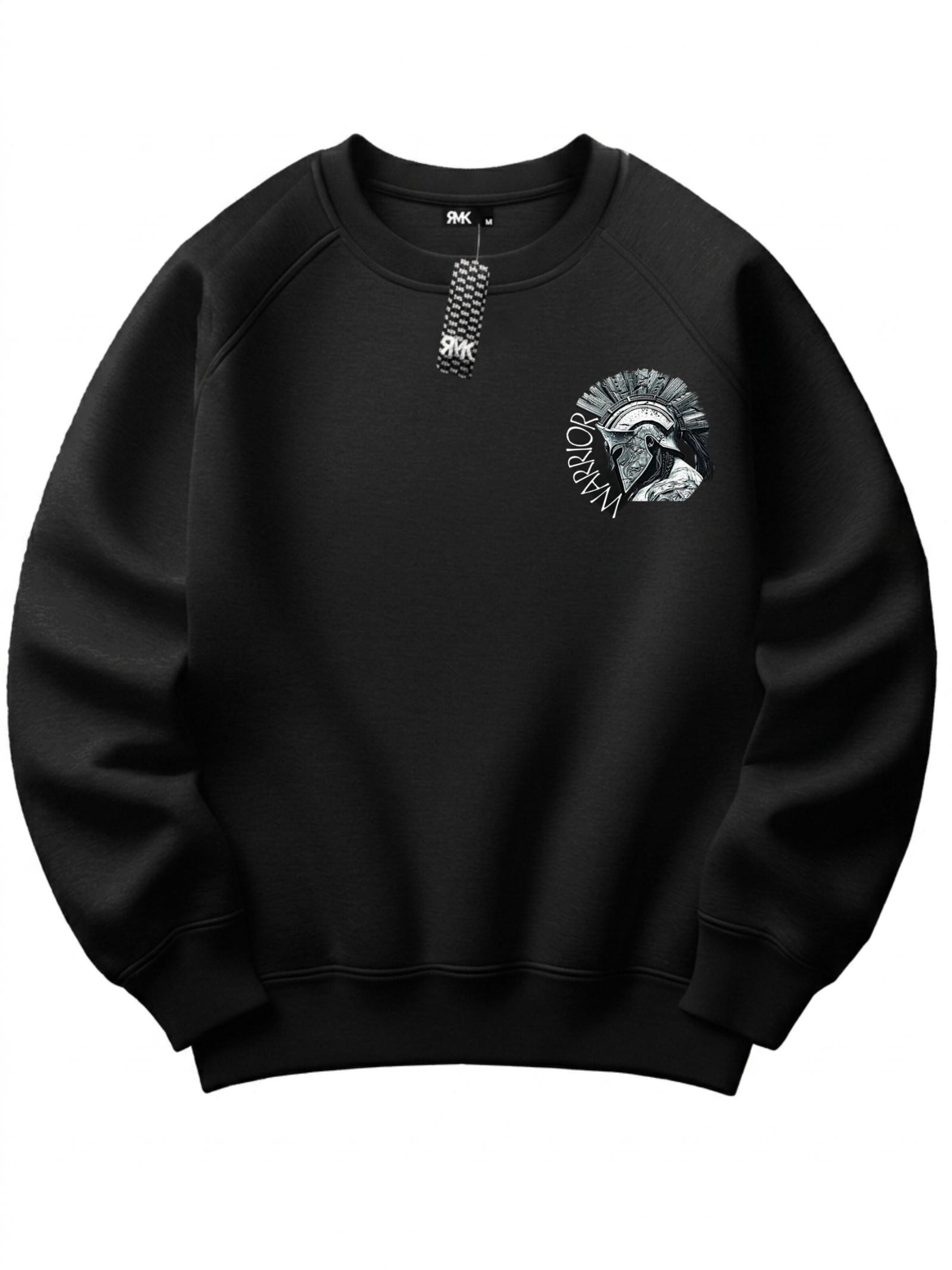 RMK Sweatshirt 'Sparta' in Black: front