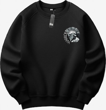 RMK Sweatshirt 'Sparta' in Black: front