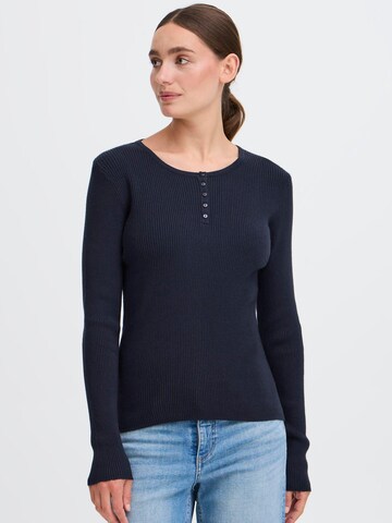 Oxmo Shirt 'Isolray' in Blue: front