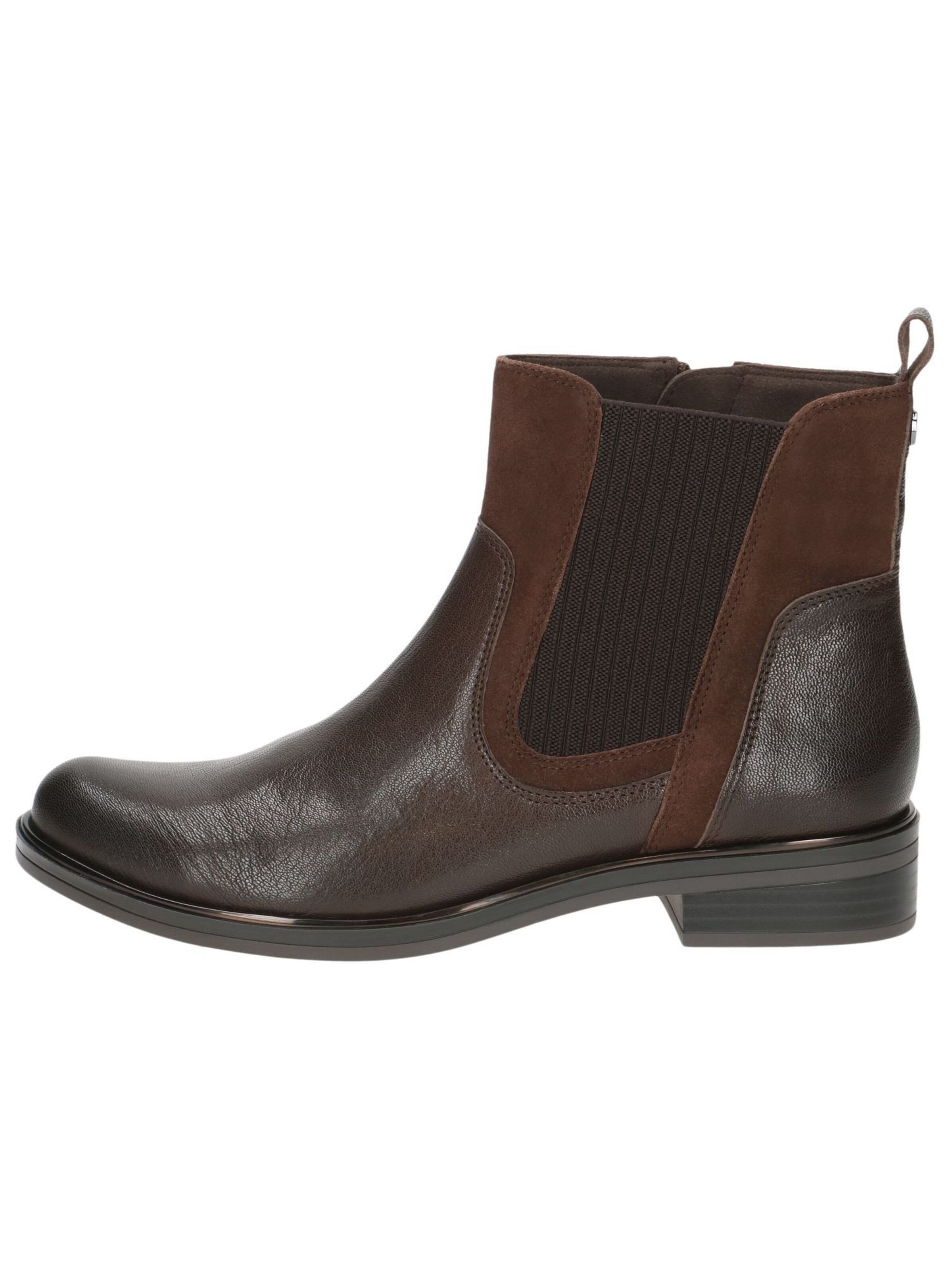 CAPRICE Chelsea boots in Bruin