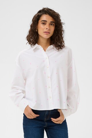 Kaffe Blouse 'KAGiulia' in Wit: voorkant