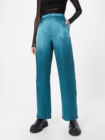 Max Mara Leisure Loose fit Trousers 'FISCHIO' in Blue: front
