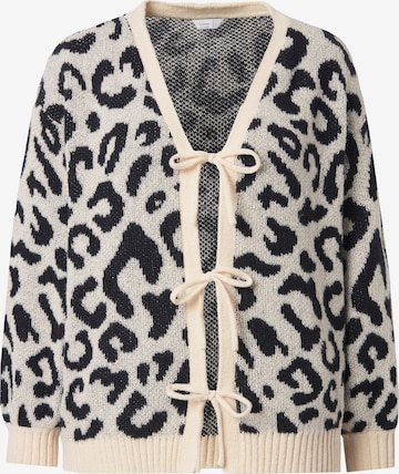 MIAMODA Knit cardigan in White: front