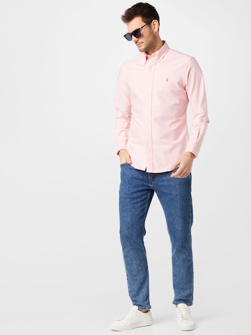 Polo Ralph Lauren Regular Fit Hemd in Pink