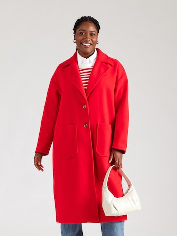 Manteau mi-saison 'PCJILI' PIECES Curve en rouge : devant