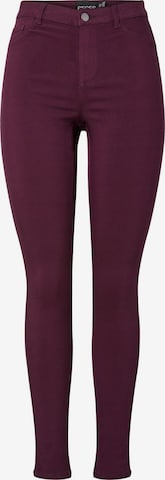 PIECES Jeggings i rød: forside