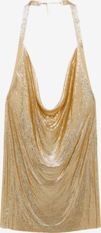 Pull&Bear Dress in Gold: front