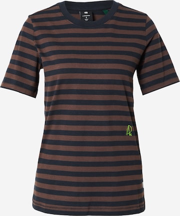 G-Star RAW T-Shirt in Braun: predná strana