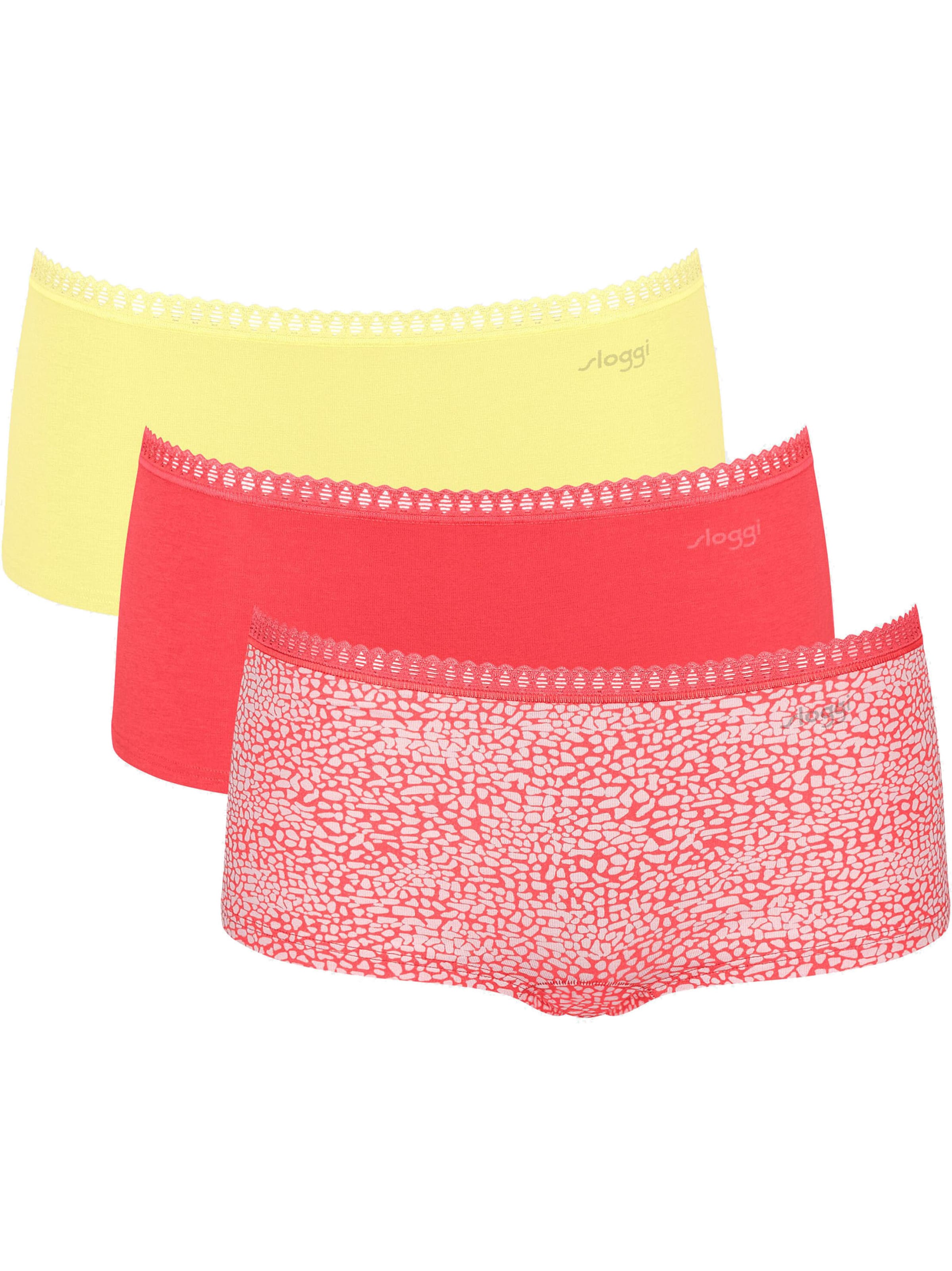 SLOGGI Panty ' Blue GO Crush ' in Yellow: front