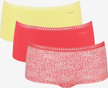 SLOGGI Panty ' Blue GO Crush ' in Yellow: front