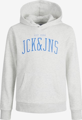 Jack & Jones Junior Sweatshirt 'Cemb' in Wit: voorkant