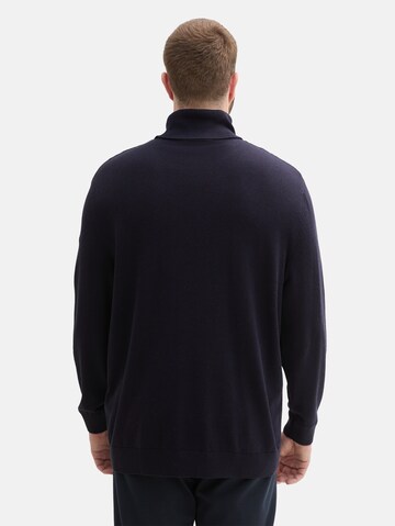 TOM TAILOR Men + Sweater in Blue